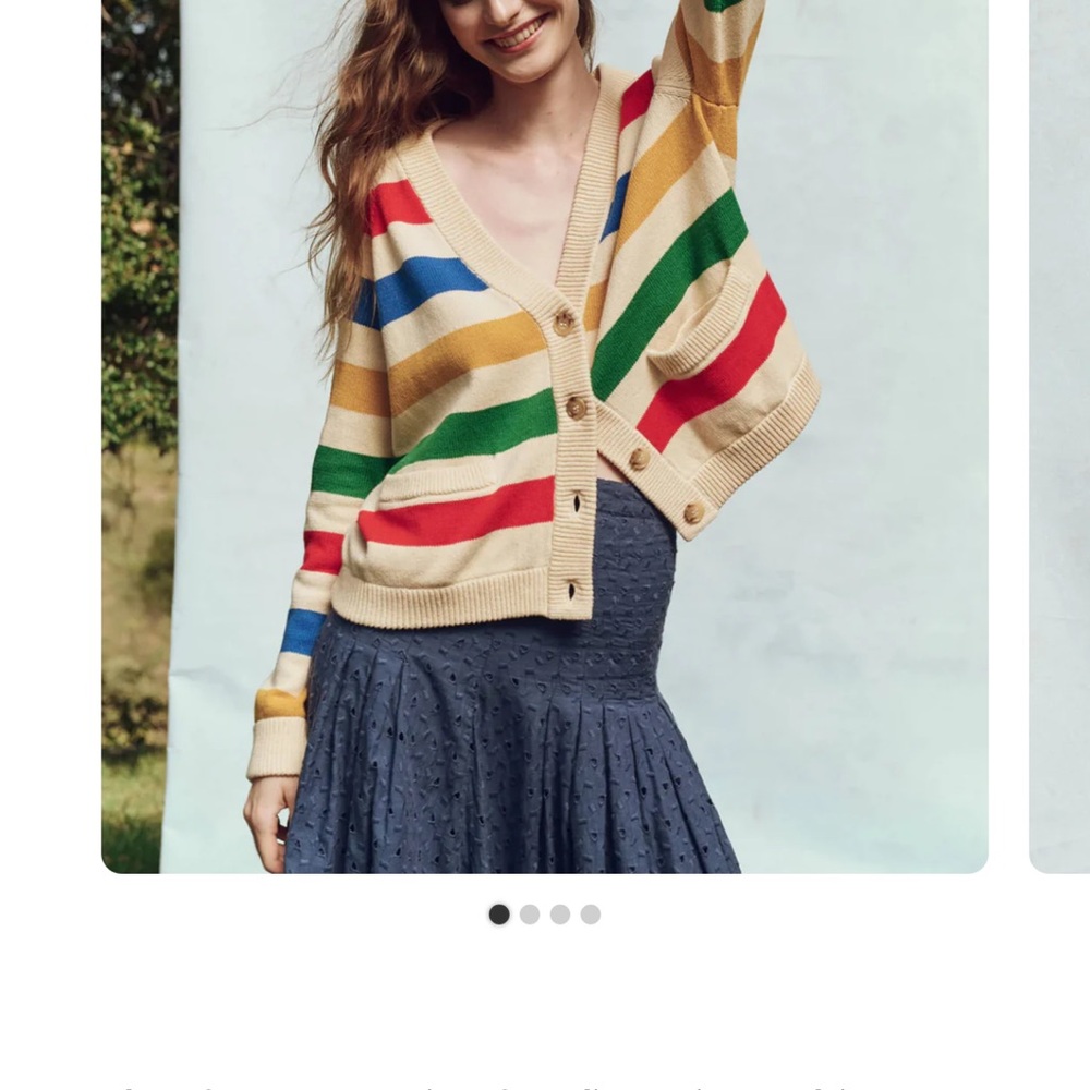 The Great Varsity Sweater in Multi Stripe